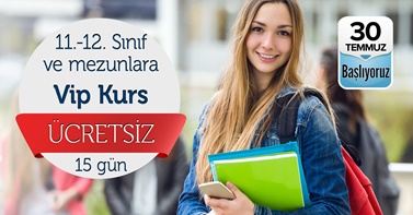 ÜCRETSİZ YKS KURSU Fırsatı!